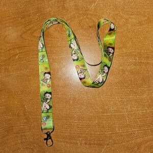 Betty Boop Lanyard Tropical Boop-tastic Vibes for Your Everyday Carry